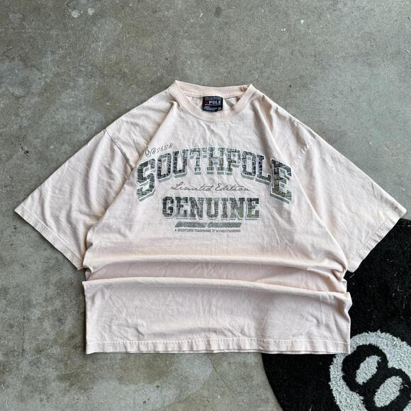 Y2K Vintage Southpole Spellout Tee - Picture 1 of 6